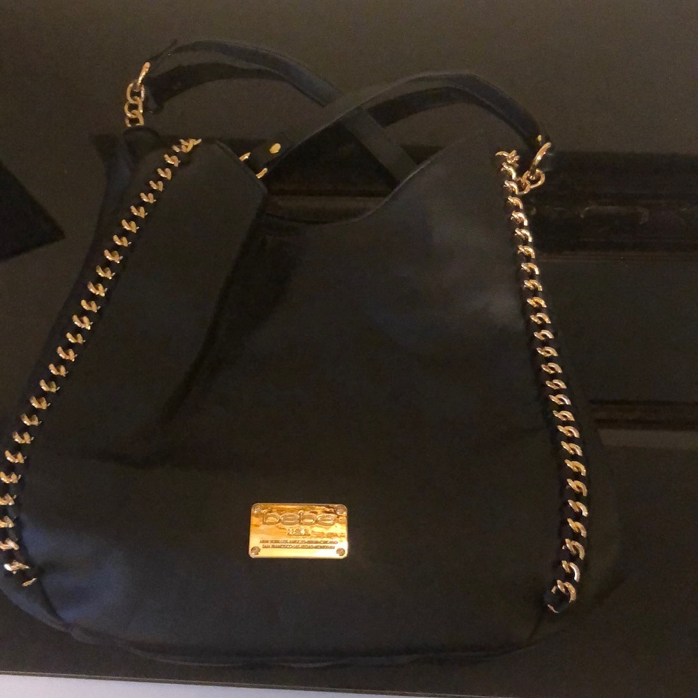 Bebe BlackLeather purse
